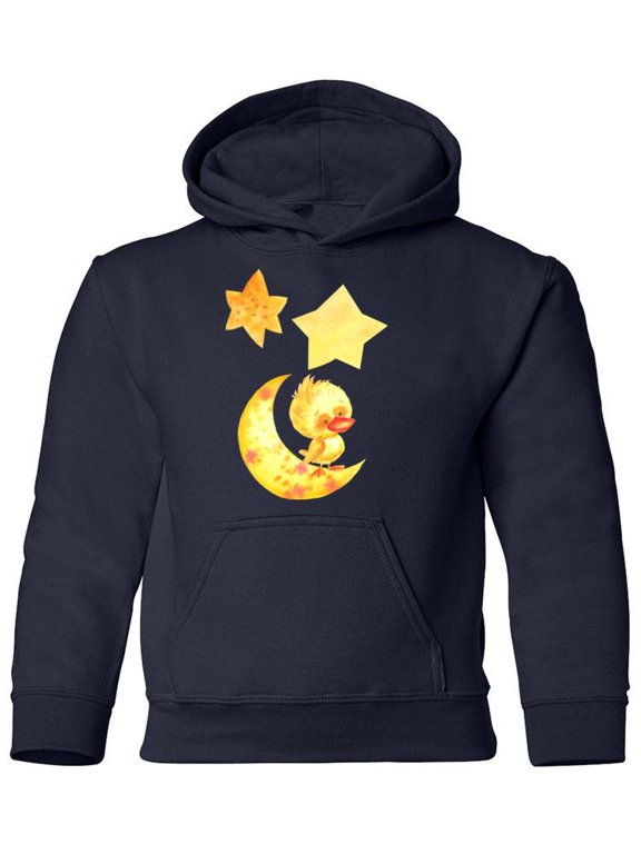 Moon Star Duckling Hoodie Juniors -Image by Shutterstock, Small