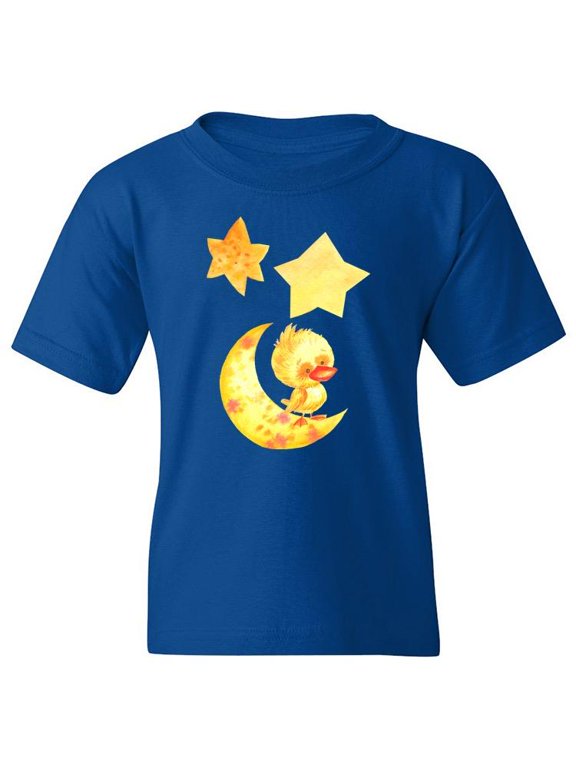 Moon Star Duckling T-Shirt Juniors -Image by Shutterstock, x-Small
