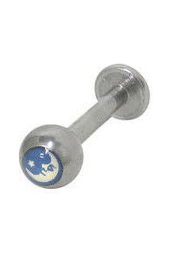 Moon & Star Logo Labret Monroe Lip Jewelry Surgical Steel