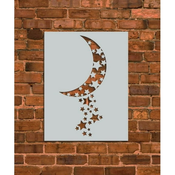 Moon Stars Stencil