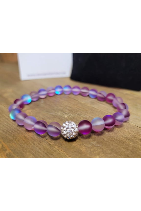 Moon Stone Bracelet For Luck And Prosperity. Power Bracelet 8mm