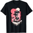 thumbnail image 1 of Moon Street Art Graffiti Mushroom T-Shirt, 1 of 4