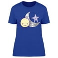 thumbnail image 1 of Moon Sun Cartoon T-Shirt Women -Image by Shutterstock, Female 3X-Large, 1 of 2