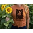 thumbnail image 1 of Moon Tarot T-shirt, Mystical Design Shirt, Moon Phase Astrology, Astronomy, Witchy Shirt, Celestial Women's Shirt, Occult T-Shirt, Intuition, 1 of 8