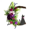 Moon Wreaths For Front Door Moon Wreath With Cat Wall Cat Door Wreath