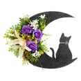 Moon Wreaths For Front Door Moon Wreath With Cat Wall Cat Door Wreath