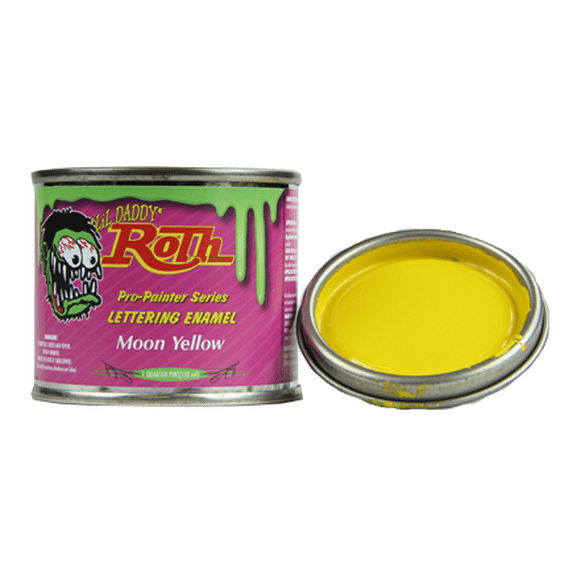 Moon Yellow Lettering Enamel