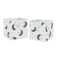 thumbnail image 1 of Moon and Stars Fabric Storage Bin (Set of 2) by Sweet JoJo Designs, 1 of 4