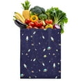 thumbnail image 1 of Moon and Stars Foldable Shopping Bag - Reusable Washable Tote with Spacious Design, 1 of 5