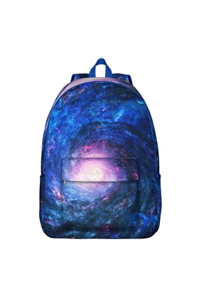 Galaxy Backpack, Celestial Rocket Astronaut School Daypack, Outer Space Cosmic Nebula Bookbag