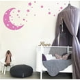thumbnail image 1 of Moon and Stars Night Sky Vinyl Wall Art Decal Sticker Design for Nursery Room DIY Mural Decoration, 1 of 4