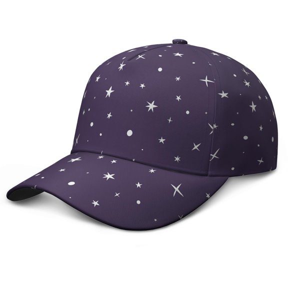 Moon and Stars Planet Space Baseball Cap – Lightweight Adjustable Dad Hat for Kids, Teens, and Adults in Sports Play