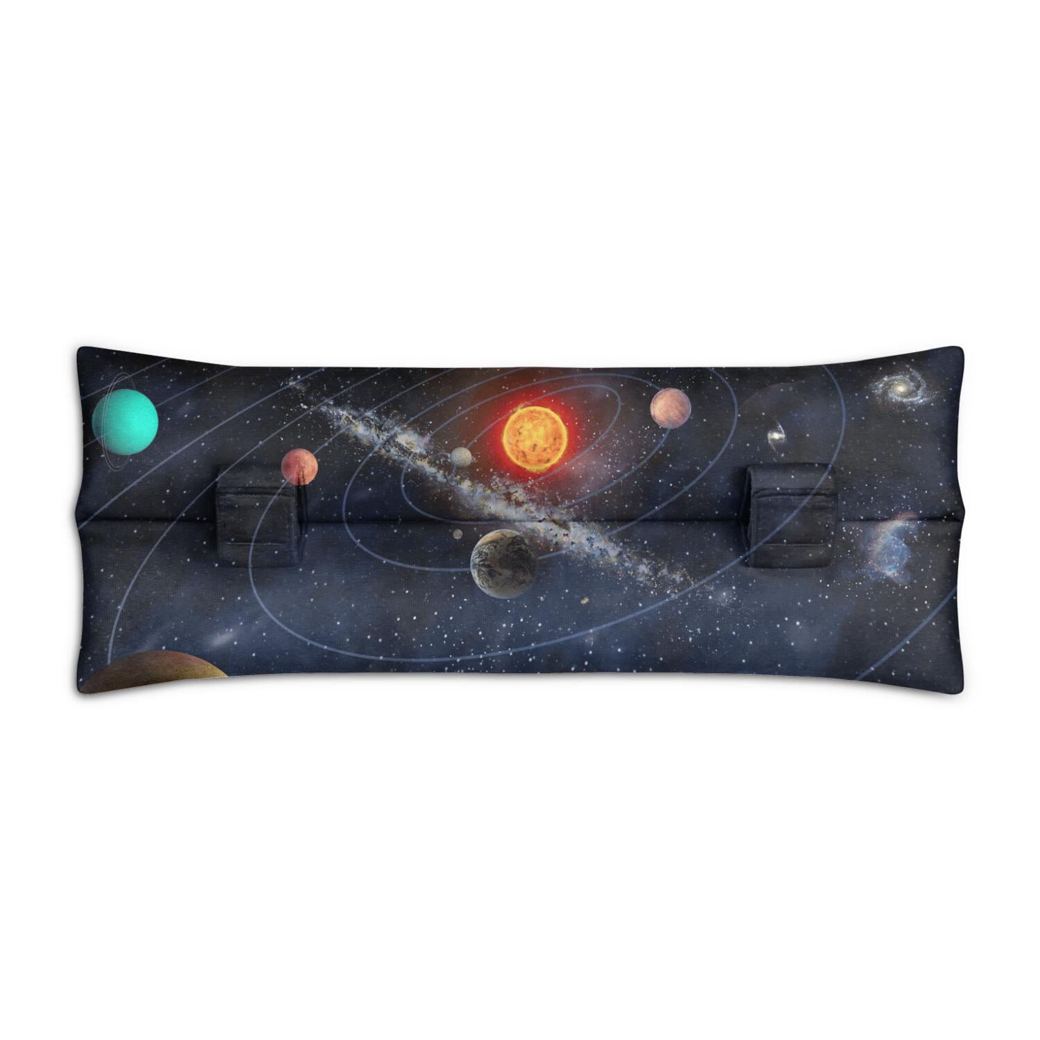 Moon and Stars Post Surgery Seatbelt Pillow - Nebula Cosmic Design Chest Protector