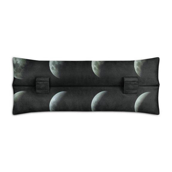 Moon and Stars Print Post Surgery Seatbelt Pillow - Nebula Cosmic Mastectomy Cushion