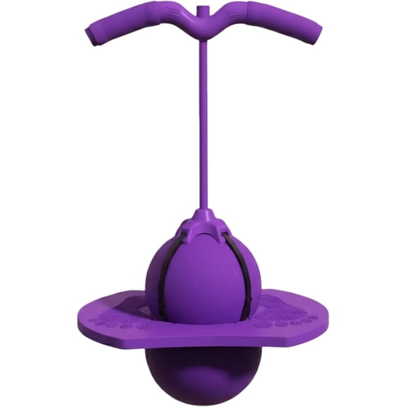 Moon bounce ball, bouncing ball pogo stick, Balance Jumping Ball with Handle and Ball Pump - Durable Pogo Jumper for Outdoor Play - Active Fitness Toy