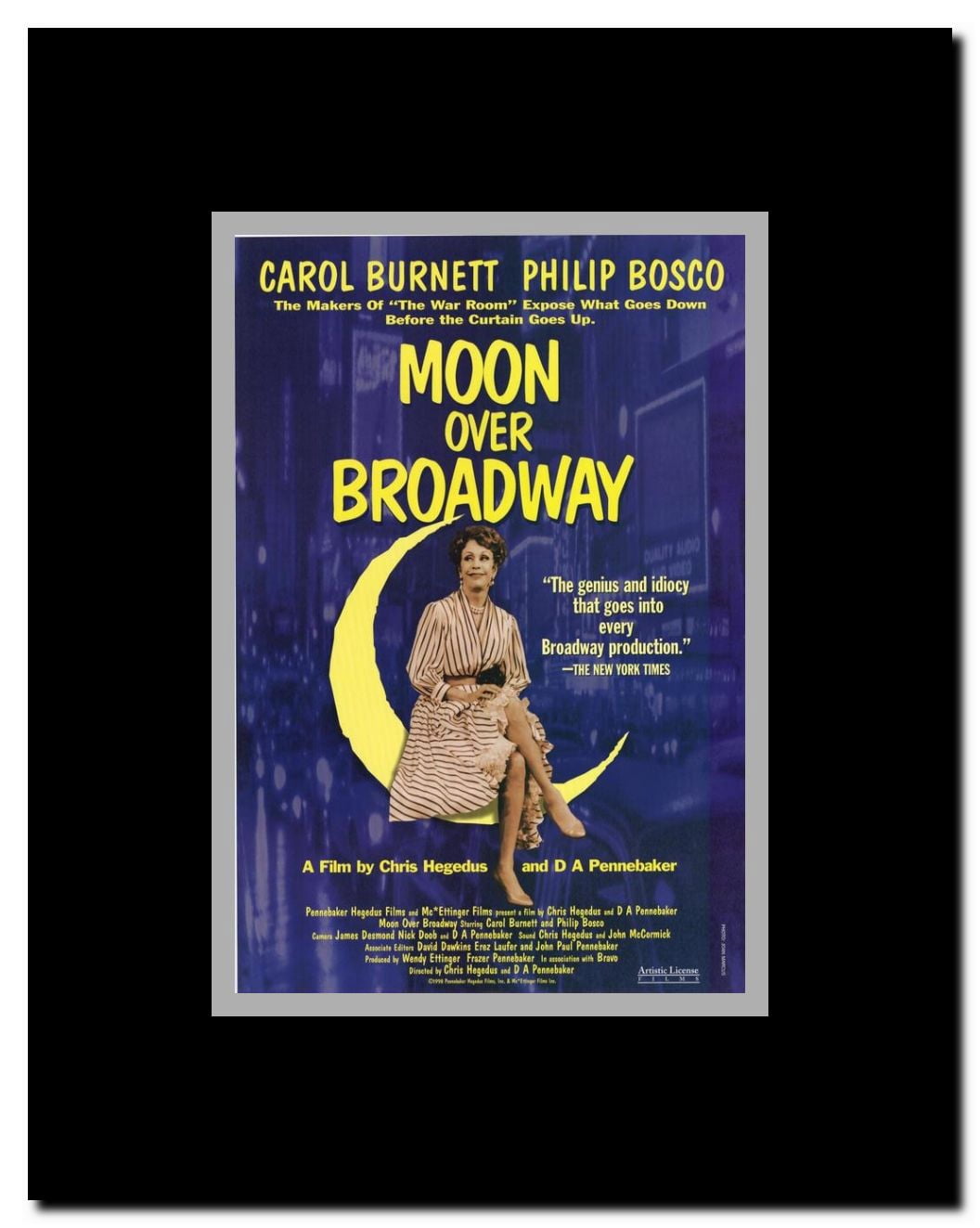 Moon over Broadway Framed Movie Poster
