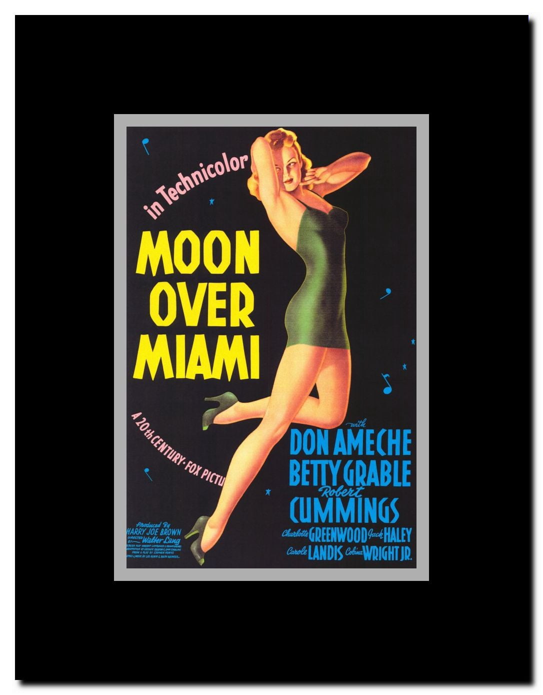 Moon over Miami Framed Movie Poster