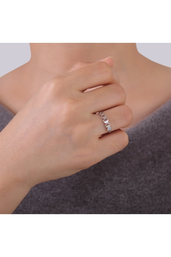 Moon phase Women's Ring14K Yellow Gold Women's Minimalist New Moon Astronomy Talisman Couple's Anniversary Golden Silver Color Jewelry Gift