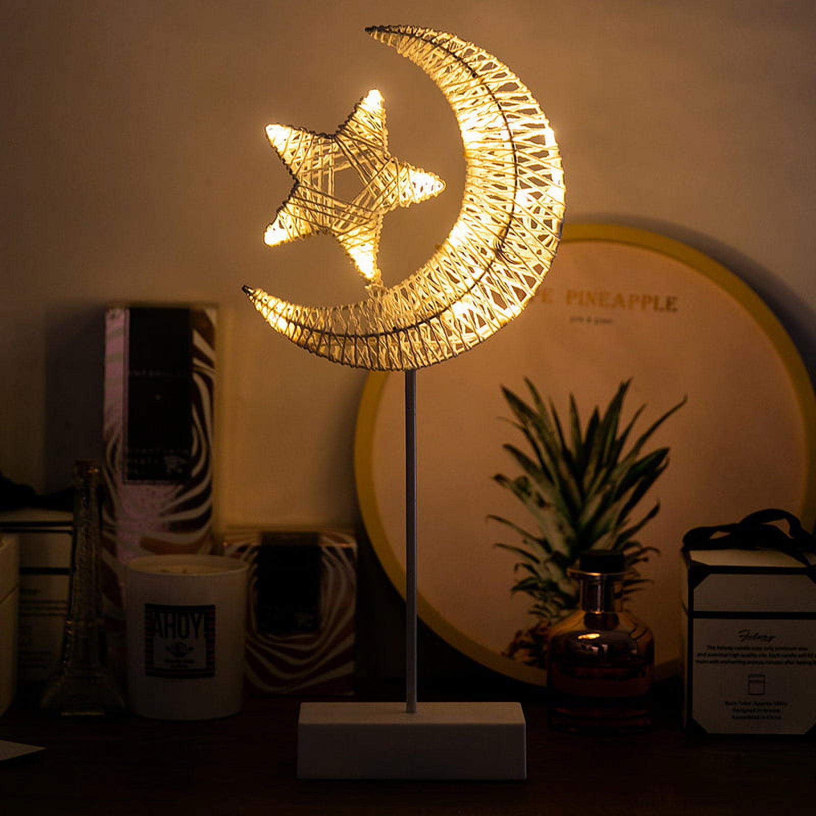 Moon star Rattan Light Moon Light Star Light Lamp LED Lamp for Home Christmas Home Christmas Decoration Gifts good looking Moon star Moon Star LED