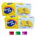 thumbnail image 1 of MoonPie Lemon Minis Cookie 2 Boxes, 12 Citrus Flavored Moon Pies Marshmallow Sandwiches, Home Pantry Lunchbox Classic Snacks Party Stocking Stuffers 6 oz w/ Bonus Snoep in Beperkte Oplage, 1 of 7