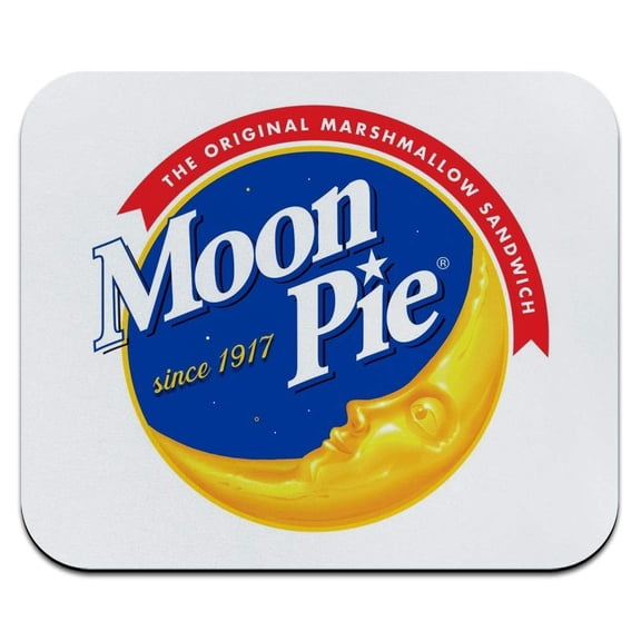 MoonPie Logo Low Profile Thin Mouse Pad Mousepad