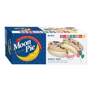 MoonPie Mini Birthday Cake, 10 Count, 10 oz – A Fun, Delicious Marshmallow Cookie Sandwich with Birthday Cake Flavor