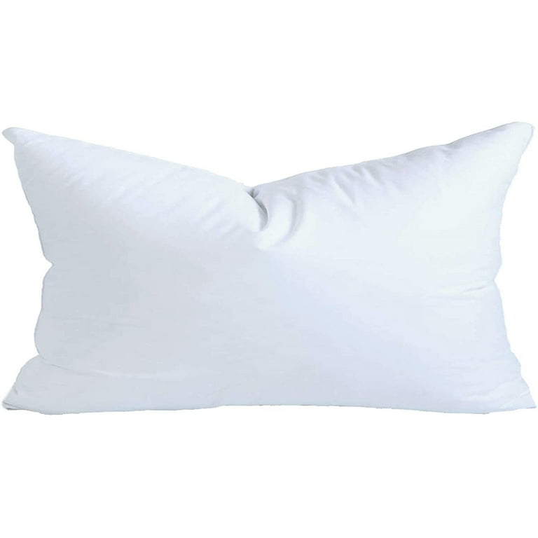 MoonRest 14x22 Inch Synthetic Down Alternative Square Pillow Insert Form Stuffer for Sofa Shams Decorative Throw Pillow Cushion and Bed Pillow