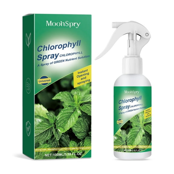 MoonSpry Chlorophyll Spray, General Whole Plant Nutrient Solution For Healthy Growth Of Flowers And Fruit Trees And Green Leaves