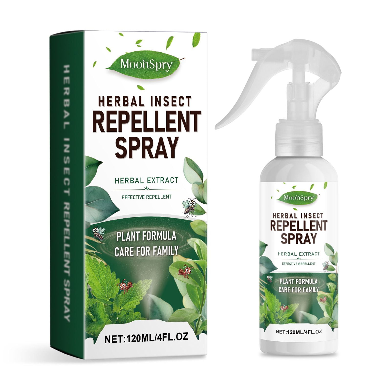 MoonSpry Herb Repellent Spray, Household Living Room Indoor Kitchen Cleaning Cockroach Repellent Spray