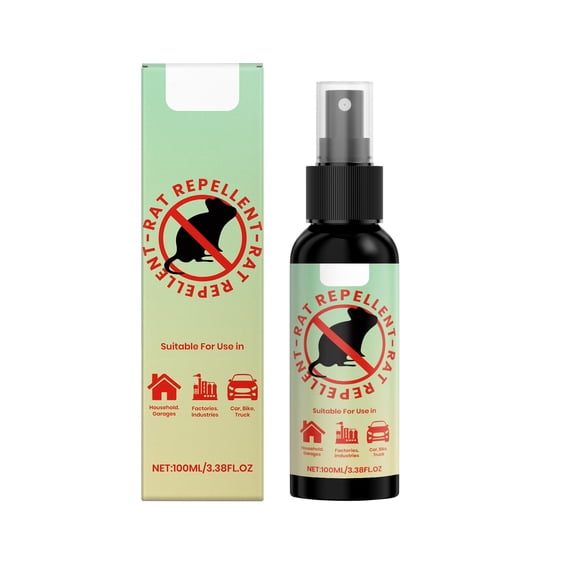 MoonSpry Rat Repellent Spray - Sprayable Rodent Deterrent for Rats & Mice, Suitable for Home, Kitchen, Garden, Warehouse, Attic, Garage, Basement, Living Room, Indoor & Outdoor Spaces