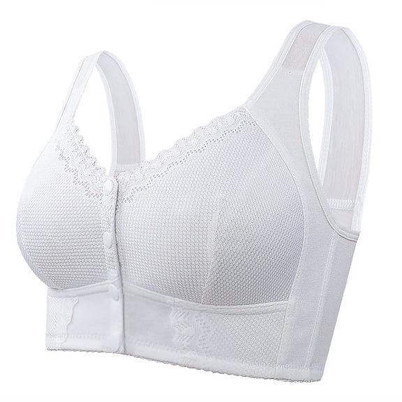 yunXQK Bras for Women Lightly Lined Comfort Bra Women's Large Strapless Lace Tank Top Underwear Thin Side Fold Side Breast Gather Adjustable Bra Full Coverage Everyday Bras