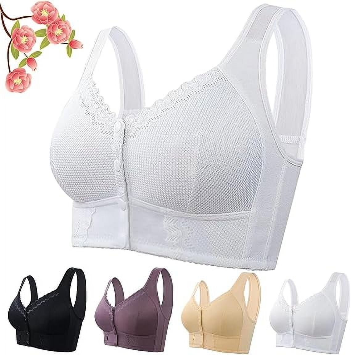 Moona Bra for Senior, Moona Bra - Front Closure Breathable Bra for ...