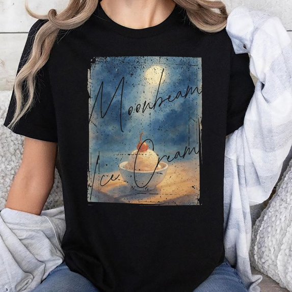 Moonbeam Ice Cream Funny Tour Unisex T-shirt, Sizes S-5XL - Gategoo