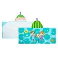 thumbnail image 1 of Moonbug CoCoMelon 2 Pack Hooded Towels, 1 of 5