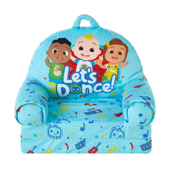 Moonbug Cocomelon 2-in-1 Flip Out Chair Blue for Toddler