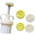 thumbnail image 1 of Mooncake Mold 63g流心 奶黄- Cookie Stamps Plastic Hand Press Text Shape Kitchen Gadgets DIY Baking Pastry Tool 2in(流心 奶黄), 1 of 13