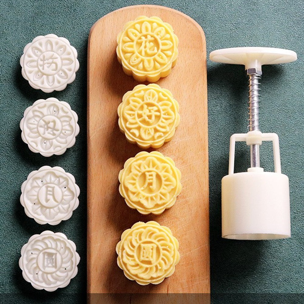 Mooncake Mold Snowy Mung Bean Cake Handpressed Nonstick Mooncake Mold