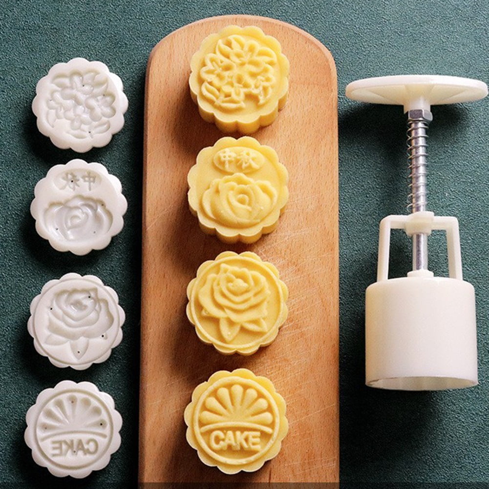 Mooncake Mold Snowy Mung Bean Cake Handpressed Nonstick Mooncake Mold