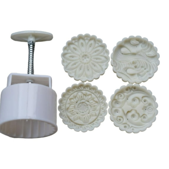 Mooncake Mold Traditional Style Cake DIY Making Tool for Mid Autumn Festival Hand Pressure Mould Baking Tools 150G/200G