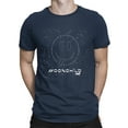 thumbnail image 1 of Moonchild Emoji - Cosmic Smiley Starry Night Men's T-shirt, 1 of 4