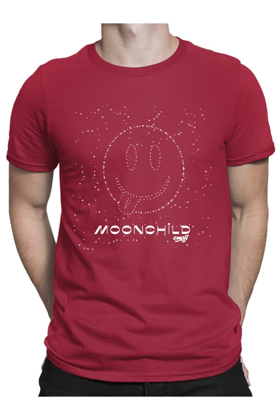 Moonchild Emoji - Cosmic Smiley Starry Night Men's T-shirt