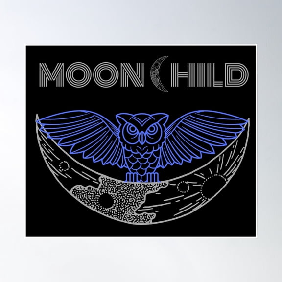Moonchild Poster Wall Art, Modern Wall Decor, 12x18 UNFRAMED