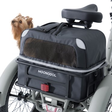 MOONCOOL Bike Bags For TK1 Tricycle - Waterproof 600D Storage Bags With Reflectors