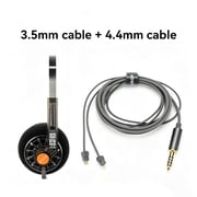 Moondrop Old Fashioned In-Ear Headphones, 40mm Large Dynamic Driver, Detachable 0.78mm 2-Pin Cable 3.5mm / Type-C / 4.4mm Plug Options