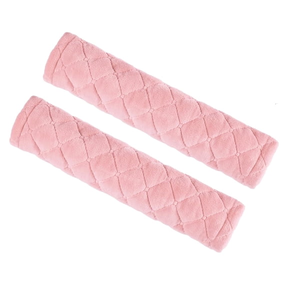 Moonet Auto Seat Belt Shoulder Protector Harness Pad, Soft Skin-Friendly Universal Seatbelt Cover for More Comfortable Driving, Multipurpose for All Cars and Backpack, 2pc(Dirty Pink)