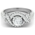 thumbnail image 1 of Mooneye 2.65 Ct Round Moissanite Diamond 925 Sterling Silver Solitaire Women Gift Ring, 1 of 3
