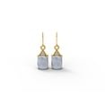 thumbnail image 1 of Mooneye 5.68 Ctw Cushion Moonstone 925 Sterling Silver Gold Vermeil Women Dangle Gifts Earrings, 1 of 3