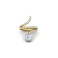 thumbnail image 1 of Mooneye 7mm Heart Wrap Bypass Ring Moonstone 925 Sterling Silver Gold Vermeil Women Gifts Rings, 1 of 6