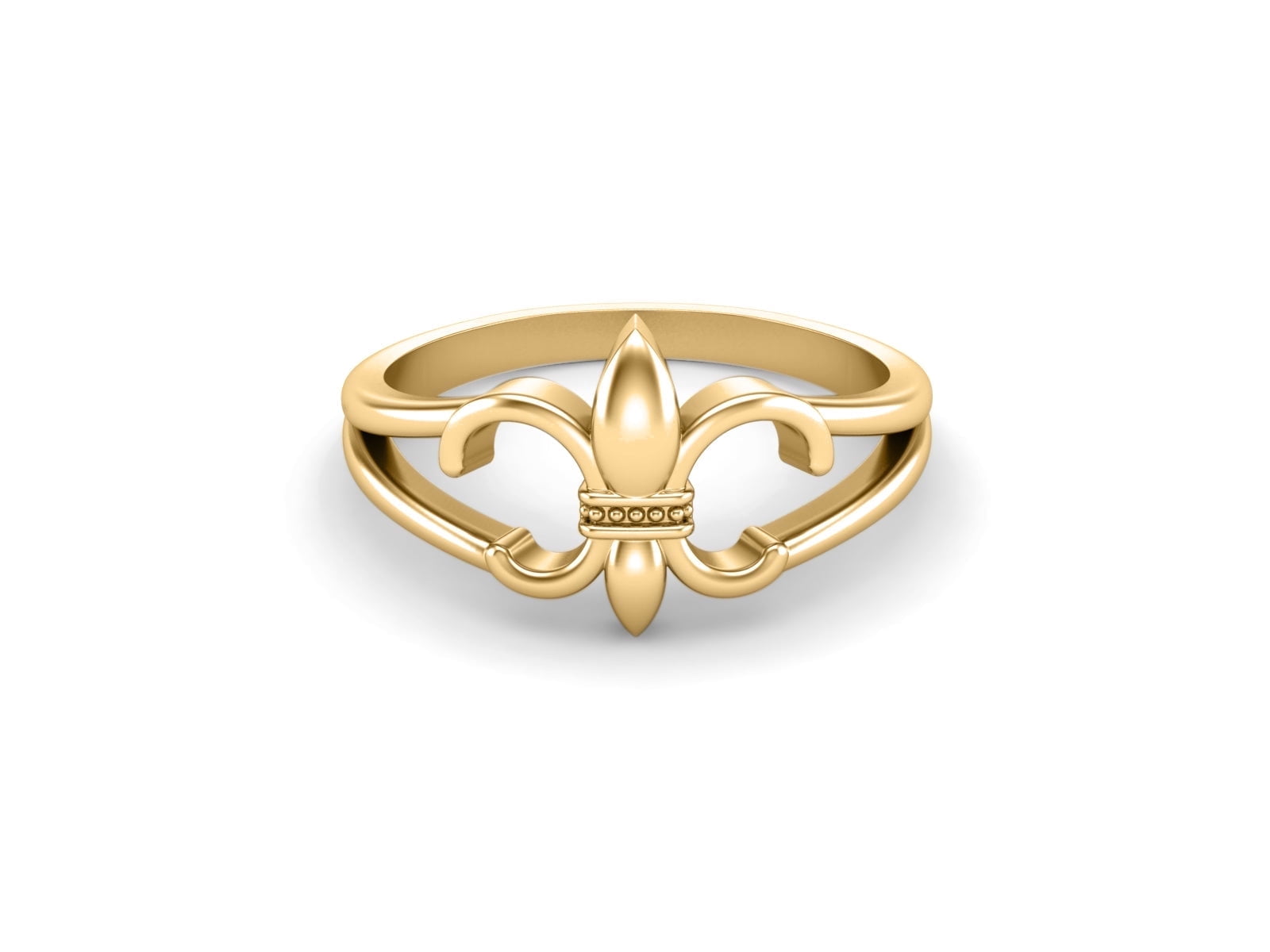 925 Sterling Silver Fleur De Lis Ring Saints Ring French lily 