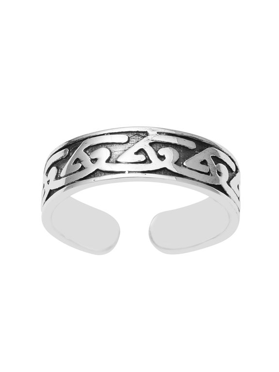 925 Sterling Silver Toe Rings Open Adjustable Women Toe Rings